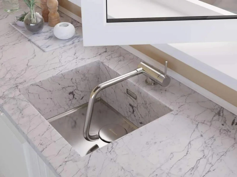 Смеситель для кухни Omoikiri Mori-C хром 4994320 (детальная фотография), современные, hi-tech