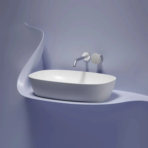 Раковина Ceramica Nova Element 60 см белая матовая CN6049MW (детальная фотография), белые