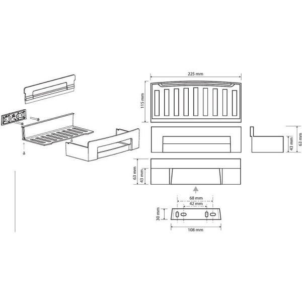 Схема (детальная фотография), современные, hi-tech