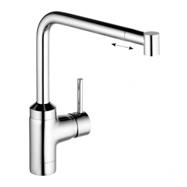 Смеситель для кухни Kludi L-ine хром 428210577 (детальная фотография)