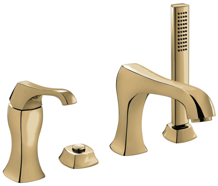 Смеситель на борт ванны Emmevi Ares 76120 (детальная фотография), для ванны