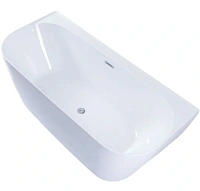 Ванна акриловая Allen Brau Priority 3, 170 х 78 см, слив-перелив в комплекте, белая, 2.31003.20