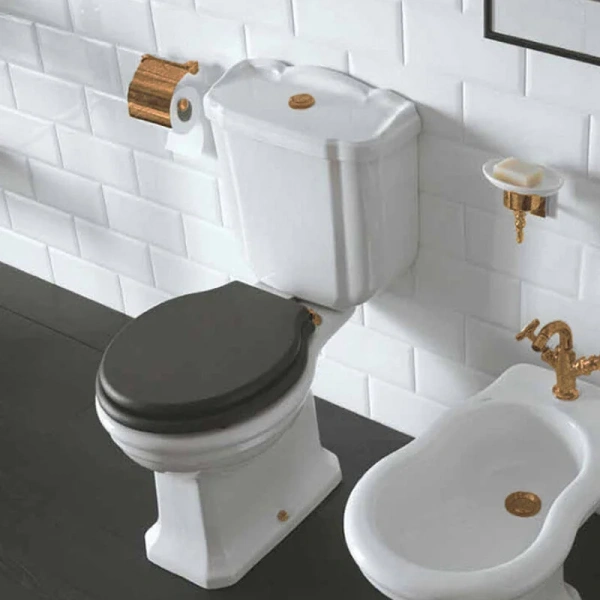 Унитаз Globo Paestum PA003, PA004 (детальная фотография), классические, ретро, круглые