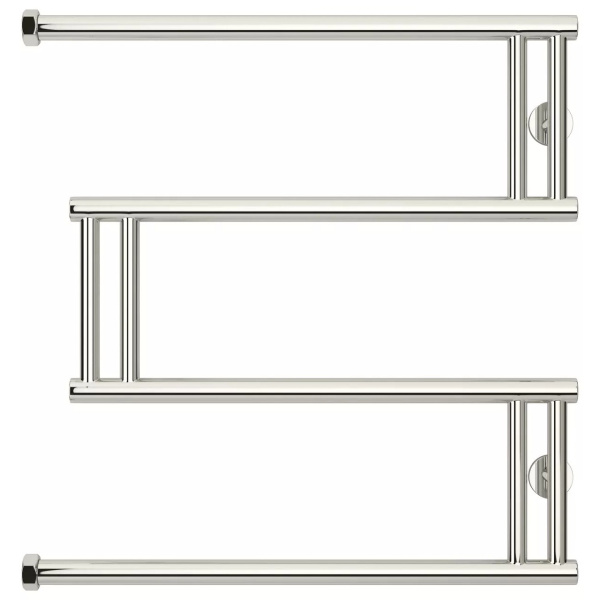 Полотенцесушитель водяной Сунержа High-Tech model M 60x60 см хром 00-0050-6060 (детальная фотография), современные, hi-tech