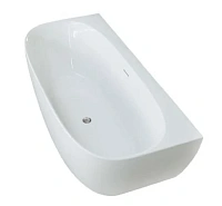 Ванна акриловая Art&Max Milan AM-MIL-1700-800, 170 x 80 см, слив-перелив в комплекте, белый