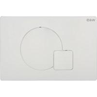 Клавиша смыва Black&White Universe белая