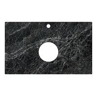 Столешница для накладных раковин Kerama Marazzi Plaza Classic 80 см  Риальто темный серый лаппатированный