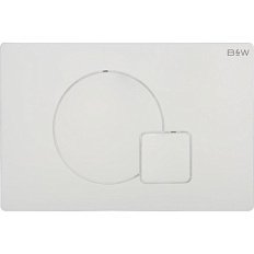 Клавиша смыва Black&White Universe белая