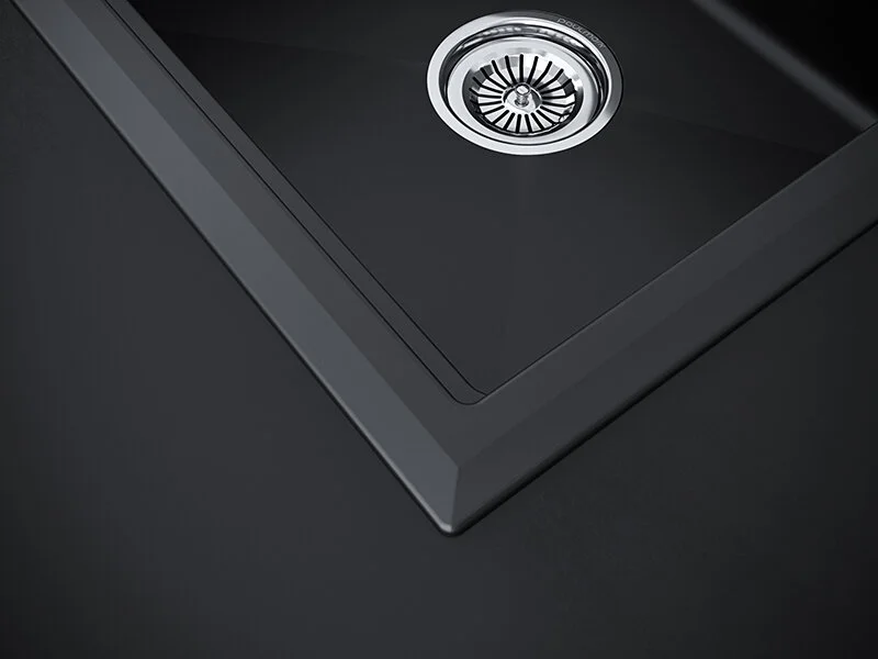 Мойка для кухни Paulmark Stepia 59 см белая PM115951-WH (детальная фотография), с одной основной чашей