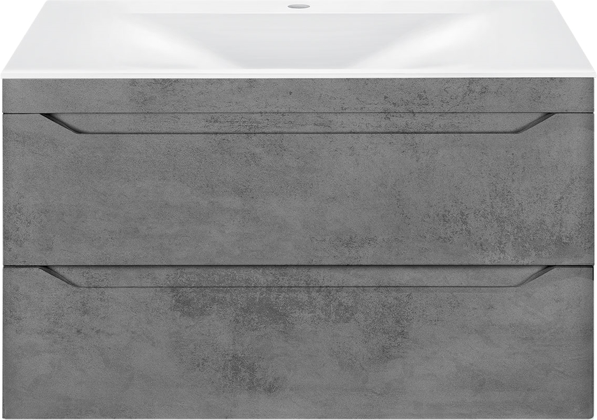 Тумба под раковину подвесная Vincea Fine 79,9 см Beton VMC-2F800BT (детальная фотография)