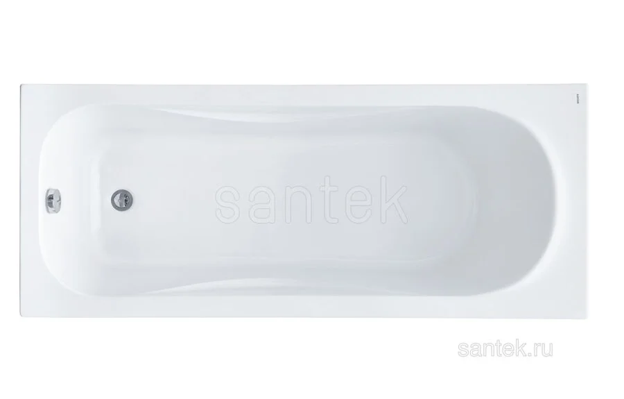 Ванна акриловая прямоугольная Santek Тенерифе XL 1.WH30.2.213, 150 х 70 см, белая (детальная фотография)