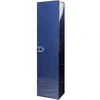 Шкаф-пенал подвесной Boheme Lucido 35 см насыщенный синий