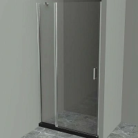 Душевая дверь в нишу BelBagno UNO 90 см стекло прозрачное