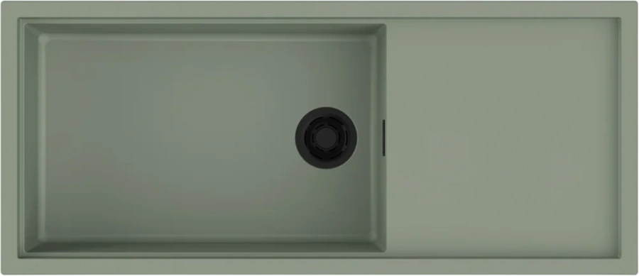Мойка для кухни Omoikiri Sintesi 116-WG 100 см wind green 4997123 (детальная фотография)