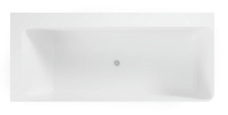 Ванна из искусственного камня Belux Турин ТУ-1600 L, 4810924288875, 160 x 70 см, черный (детальная фотография), прямоугольные