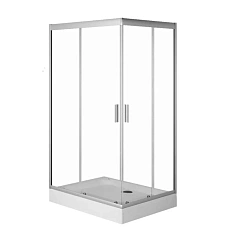 Душевой уголок Am.Pm Gem 120x80 см стекло прозрачное, профиль хром