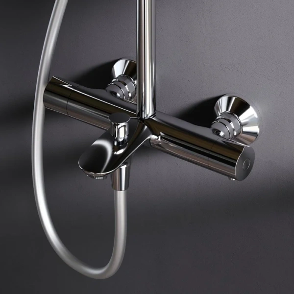 Душевая стойка Am.Pm Spirit 2.0 с термостатом F0770A510 (детальная фотография), с термостатом
