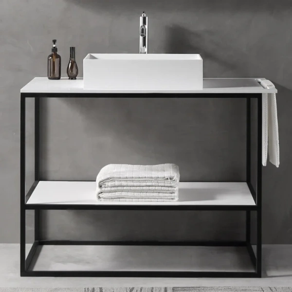 Консоль под раковину Abber Stein 106 см напольная AS2631 (детальная фотография)