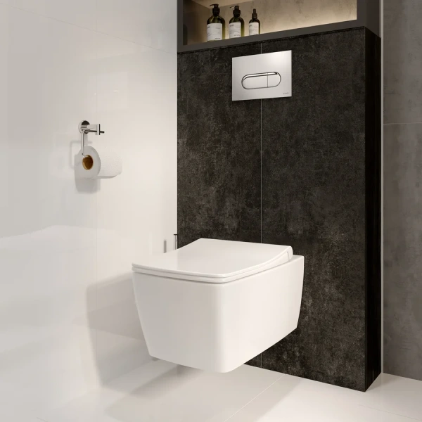 Унитаз подвесной VitrA Metropole 7672B0 безободковый (детальная фотография) index_1