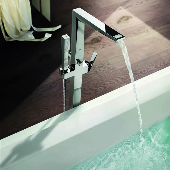 Смеситель для ванны Grohe Allure Brilliant 23119000 (детальная фотография), напольные