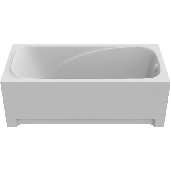 Ванна акриловая Bas Кварта В 00017 180 х 80 см, белая (детальная фотография), современныe, hi-tech