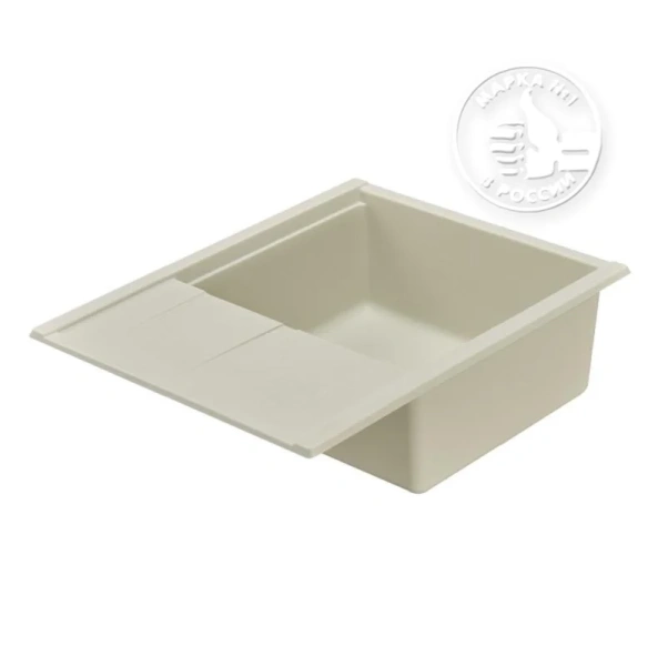 Мойка для кухни Акватон Делия 65 см жемчуг 1A718632DE240 (детальная фотография), врезные