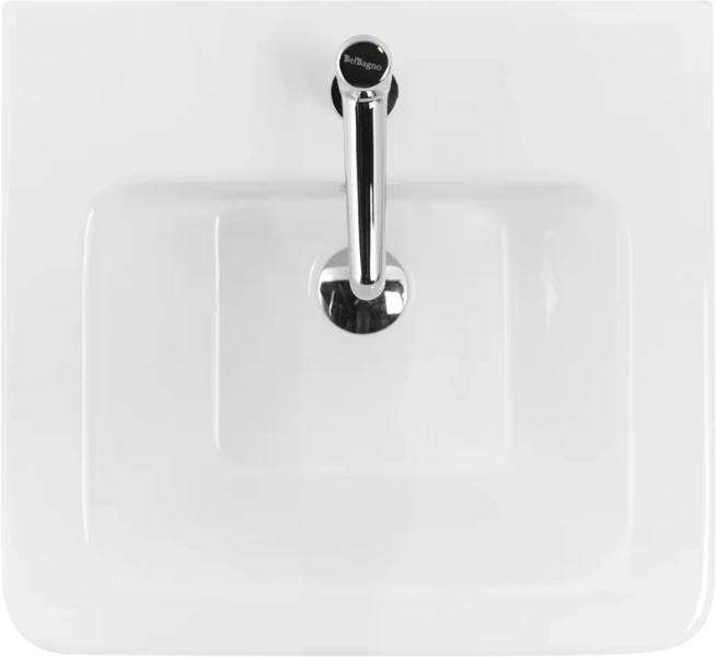 Раковина мебельная BelBagno 50 см белая 12050-KL (детальная фотография), нет в наличии