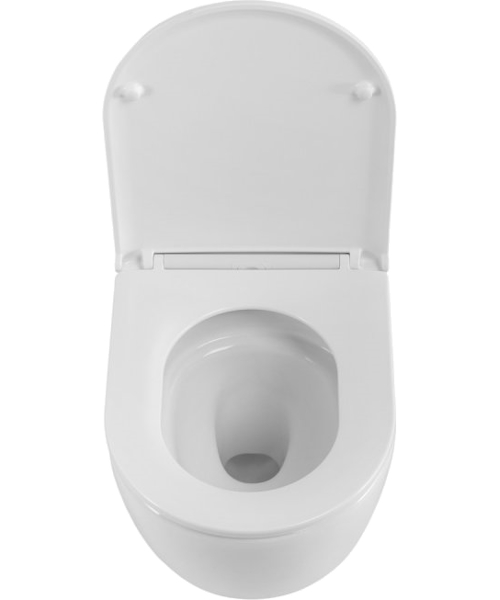 Унитаз подвесной BelBagno Compatto безободковый BB003CH-TOR/SC (детальная фотография), современные, hi-tech, круглые