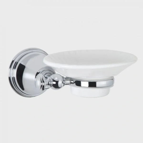 Мыльница для ванной Tiffany World Harmony TWHA106 (детальная фотография), металлические, из керамики