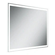 Зеркало с подсветкой Sancos City 100 см прямоугольное