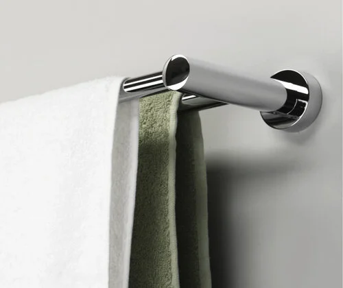 Полотенцедержатель WasserKRAFT Donau двойной K-9440 (детальная фотография), хром