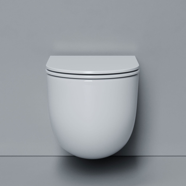 Унитаз подвесной Ceramicanova Voga сиденье микролифт CN4012T (детальная фотография), современные, hi-tech, круглые