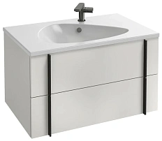 Тумба под раковину подвесная Jacob Delafon Nouvelle Vague 80 см белая блестящая