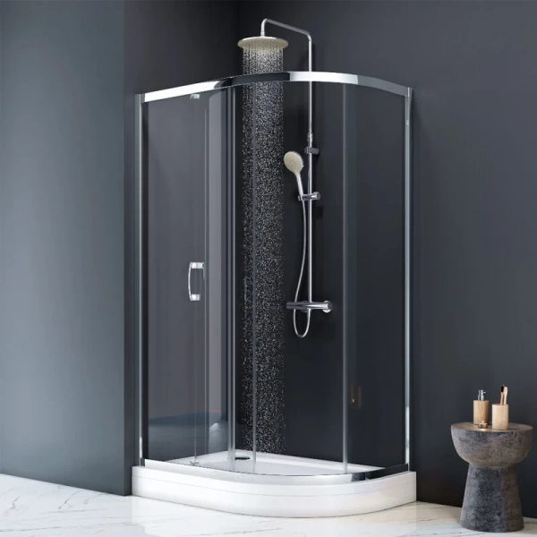 Душевой поддон Am.Pm Like 120x80 см левосторонний W83T-302L120W (детальная фотография), средние от 15 до 30 см