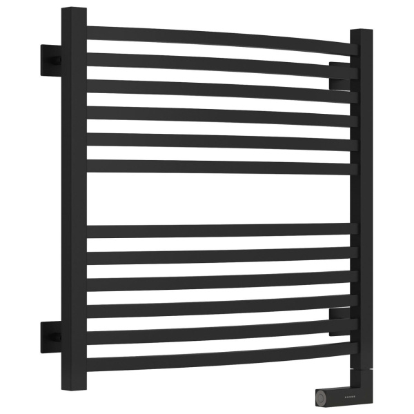 Полотенцесушитель электрический Сунержа Аркус 2.0 60х60 см матовый черный, тэн правый 31-5605-6060 (детальная фотография)