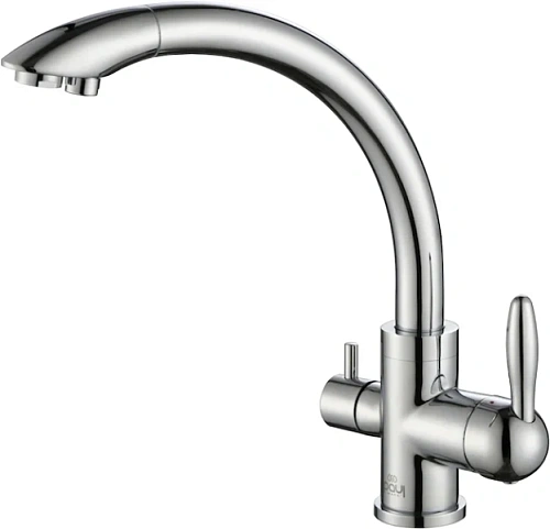 Смеситель для кухни Paulmark Essen хром - фото 1