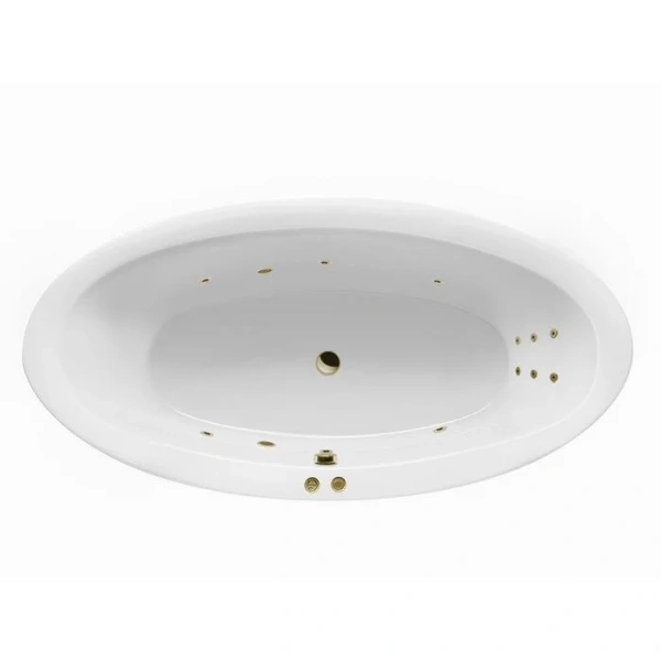 Ванна гидромассажная Excellent Lumina Line 190 x 95 см, белый/бронза, WAEX.LUM19.LINE.BR (детальная фотография)