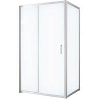 Душевой уголок профиль матовый хром стекло сатин Vegas-glass