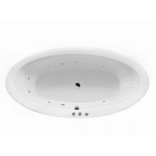 Ванна гидромассажная Excellent Lumina Smart Nano 190 x 95 см, белый/хром, WAEX.LUM19.SMARTNANO.CR (детальная фотография)