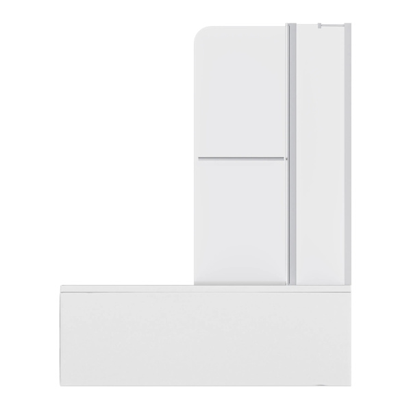 Шторка для ванны 1Marka 85х150 см прозрачное стекло P-05 (детальная фотография), недорогие