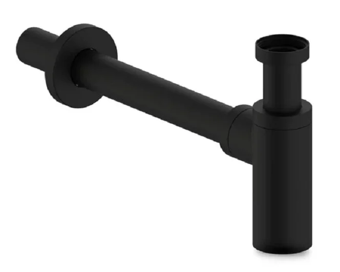 Сифон для раковины IDDIS Optima Home черный матовый OPTBL00i84 (детальная фотография)