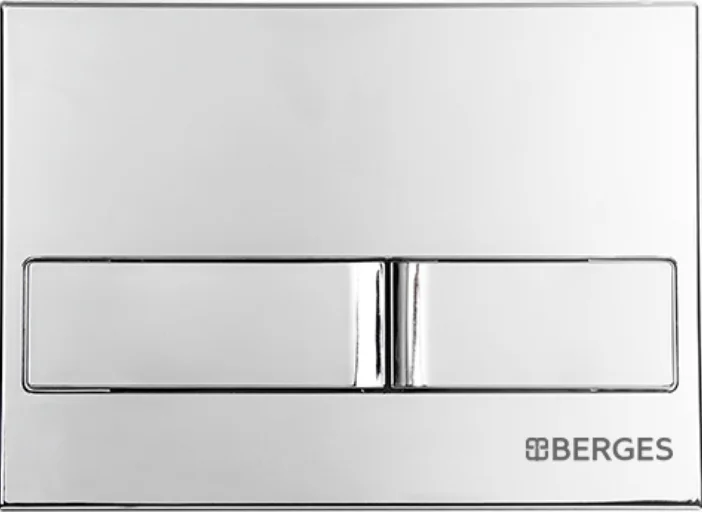 Унитаз с инсталляцией BERGES Okus кнопка хром 043205 (детальная фотография), нет в наличии index_2