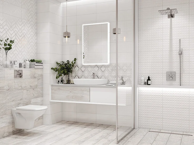 Унитаз с инсталляцией Cersanit Carina с кнопкой хром матовый 64440 (детальная фотография), в наличии