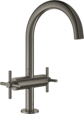 Смеситель для раковины темный графит матовый Grohe Atrio 