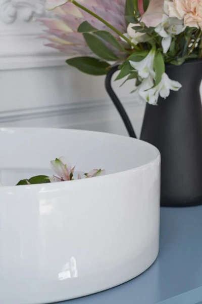 Раковина Jacob Delafon Delta Pure 41 см белая, без отверстия перелива E90012-0 (детальная фотография), белые