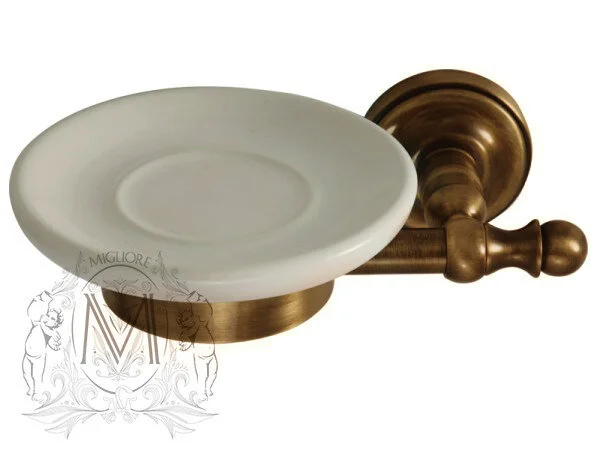 Держатель настенный Migliore Mirella тосканская бронза 29850 (детальная фотография), металлические
