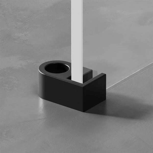 Душевая перегородка Am.Pm X-Joy 100 см профиль черный W94UWI-100-F1-BTE (детальная фотография), черные