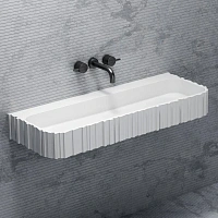 Раковина Abber Stein 80 см белая матовая