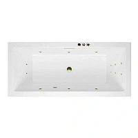 Ванна гидромассажная Excellent Heaven Slim Smart 160 x 75 см, белый/бронза, WAEX.HEV16S.SMART.BR