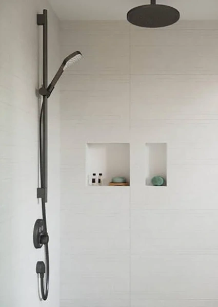 Верхний душ Hansgrohe Croma шлифованный черный хром 26220340 (детальная фотография), другие